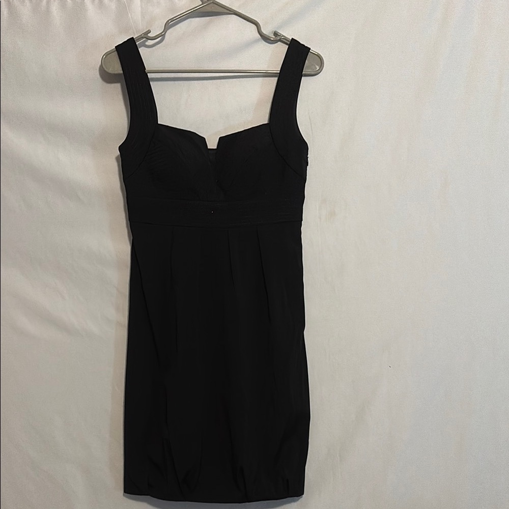 White House Black Market Black Sleeveless Sheath Dress